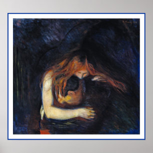 Vampire von Edvard Munch Poster