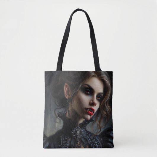 Vampire Woman Gothic Fantasy Tasche (Vorderseite)