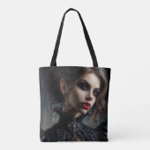 Vampire Woman Gothic Fantasy Tasche (Rückseite)
