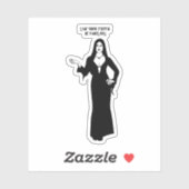 Vampire Woman Gothic sein fabelhafte Zitat Kunst Aufkleber (Blatt)