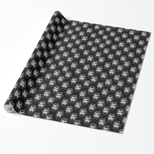 Vampire Wrapping Paper Niedlich Vampire Gift Paper Geschenkpapier (Ungerollt)