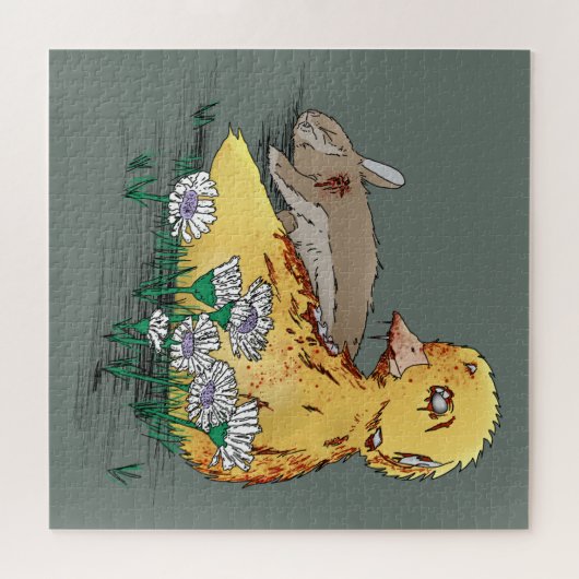 Vampire-Zombie-Osterherling Puzzle (Horizontal)