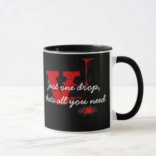 Vampireblut gerade eine Tropfen-Tasse Tasse