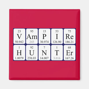VampireHunter Periodenmagnet Magnet
