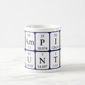 VampireHunter-Tasse der periodischen Tabelle Kaffeetasse (Mittel)