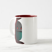 Vampireprozac-Parodie-Pillen-Tasse Zweifarbige Tasse (Vorderseite Links)