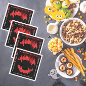 Vampires Bite Halloween-Party Serviette