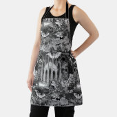 Vampire's Crypt Graves Skulls Fledermäuse Gotische Schürze (InSitu)