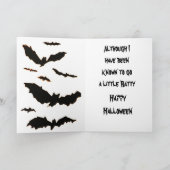 VAMPIRES GEHEN EIN WENIG BATT KARTE (Innenseite)