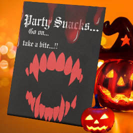 Vampires Halloween-Party Snacks Sockelschild
