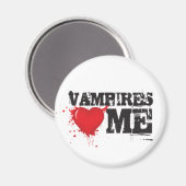 Vampires Heart Magnet (Vorderseite/Rückseite)