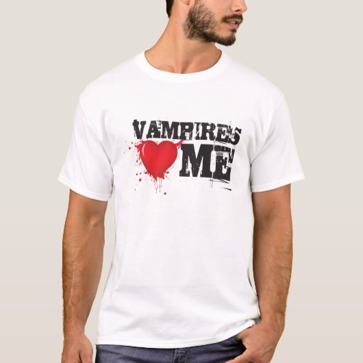 Vampires Herz T-Shirt (Vorderseite)