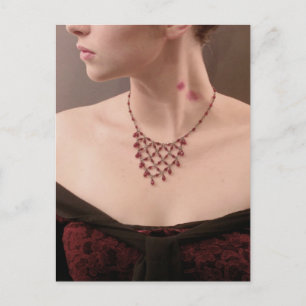 "Vampire's Kiss" - beißende Spuren am Hals Postkarte