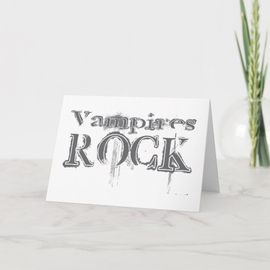 Vampires Rock Karte (Vorderseite)