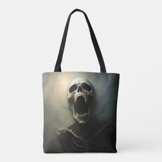 Vampire's Scream - Gothic Horror Art Tasche (Rückseite)