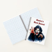 Vampiress Dark Journal Gothic Notebook Notizblock (Innenseite)