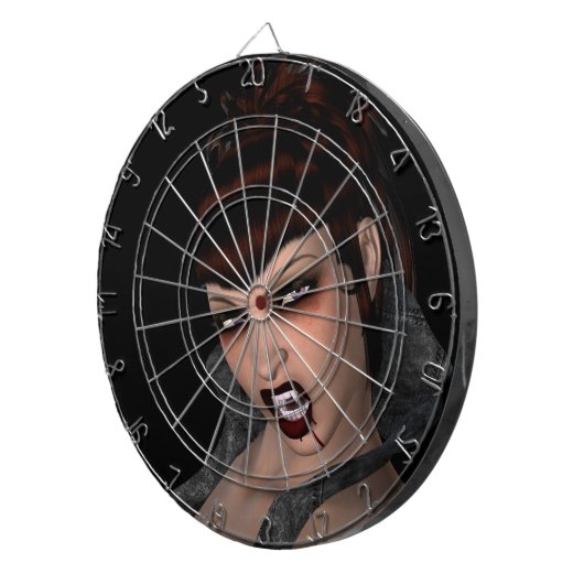Vampiress Dartboard Dartscheibe (Vorderseite rechts)