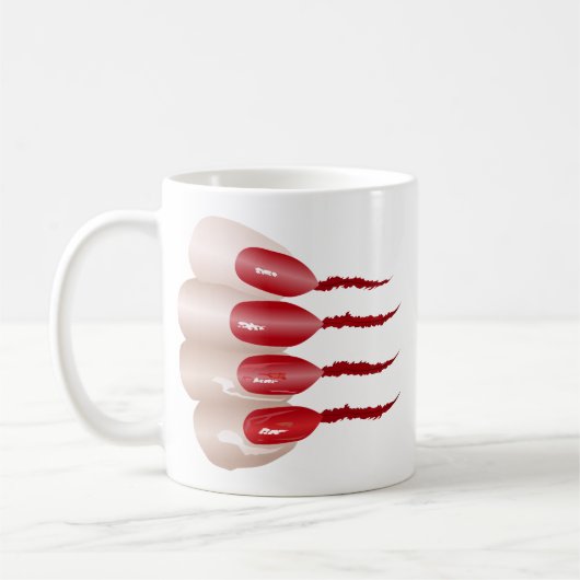 Vampirfinger Kaffeetasse (Links)
