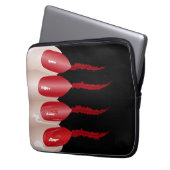 Vampirfinger Laptopschutzhülle (Vorderseite Links)