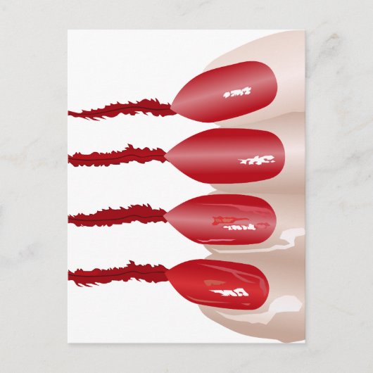 Vampirfinger Postkarte (Vorderseite)