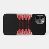 Vampirfinger V2 Case-Mate iPhone Hülle (Rückseite (Horizontal))
