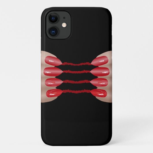 Vampirfinger V2 Case-Mate iPhone Hülle (Rückseite)