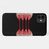 Vampirfinger V2 Case-Mate iPhone Hülle (Rückseite (Horizontal))