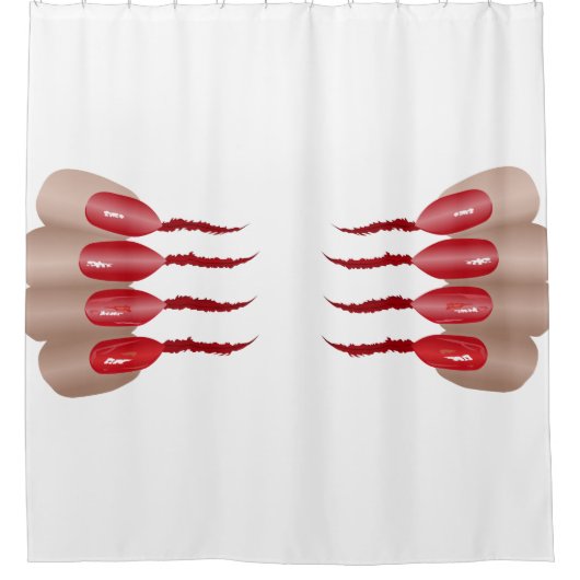 Vampirfinger V2 Duschvorhang (Vorderseite)