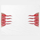 Vampirfinger V2 Fleecedecke (Vorderseite (Horizontal))