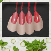 Vampirfinger V2 Geschirrtuch (Gefaltet)