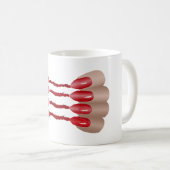 Vampirfinger V2 Kaffeetasse (VorderseiteRechts)