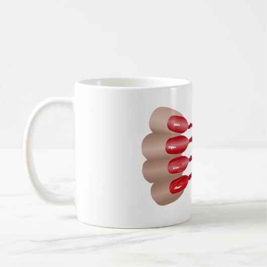 Vampirfinger V2 Kaffeetasse (Links)