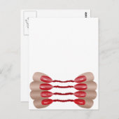 Vampirfinger V2 Postkarte (Vorne/Hinten)