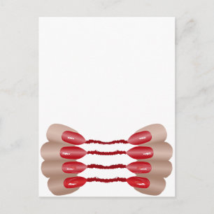 Vampirfinger V2 Postkarte