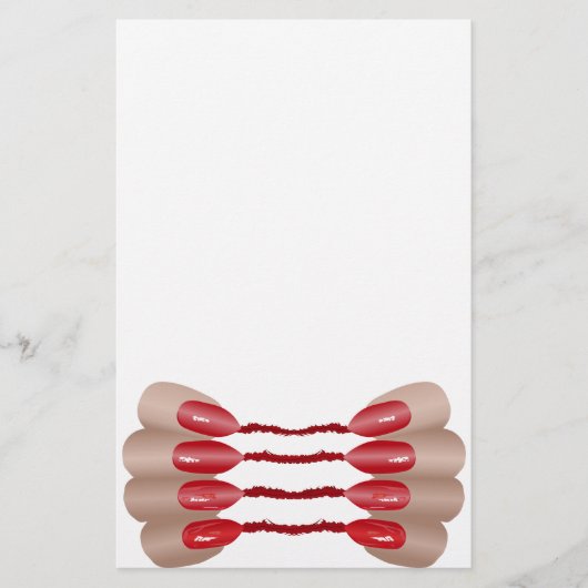 Vampirfinger V.2 Briefpapier (Vorderseite)