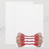 Vampirfinger V.2 Briefpapier (Vorne/Hinten)