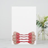 Vampirfinger V.2 Briefpapier (Stehend Vorderseite)