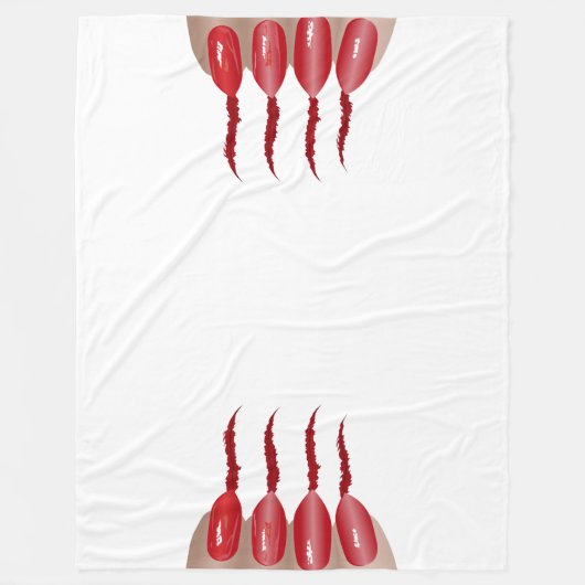 Vampirfinger V.2 Fleecedecke (Vorderseite)