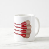 Vampirfinger V.2 Kaffeetasse (VorderseiteRechts)