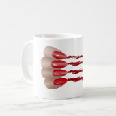 Vampirfinger V.2 Kaffeetasse (Vorderseite Links)