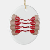 Vampirfinger V.2 Keramik Circle Ornament (Rechts)