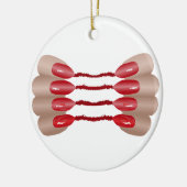 Vampirfinger V.2 Keramik Circle Ornament (Links)