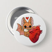 Vampirfledermaus Button (Vorne & Hinten)