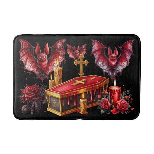 Vampirfledermäuse Badematte (Vorderseite)