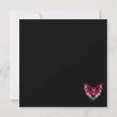 Vampirfledermäuse Einladung (Rückseite)