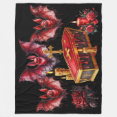 Vampirfledermäuse Fleecedecke (Vorderseite)