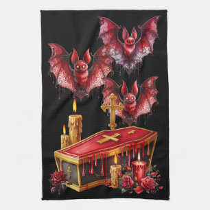 Vampirfledermäuse Geschirrtuch
