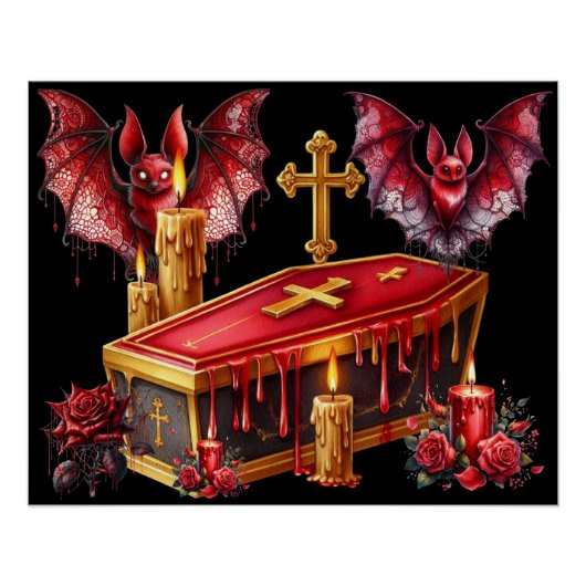 Vampirfledermäuse Poster (Vorderseite)