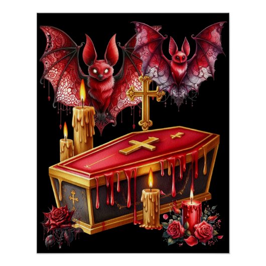 Vampirfledermäuse Poster (Vorderseite)