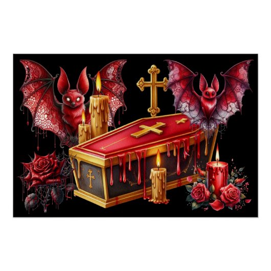 Vampirfledermäuse Poster (Vorderseite)